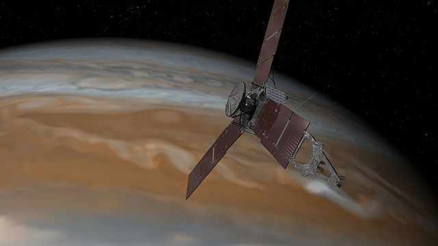 NASA: Juno зонди Юпитер орбитасига муваффақиятли етиб олди