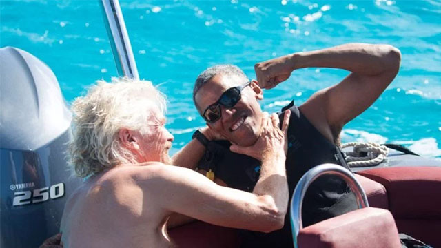 Барак Обама Кариб денгизи ҳавзасида дам олмоқда (видео)