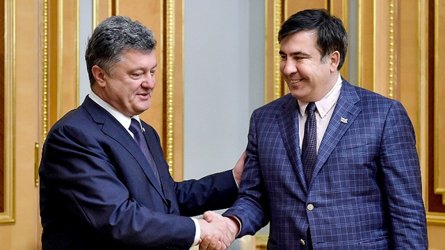 Саакашвили Порошенкога ярашишни таклиф қилмоқда