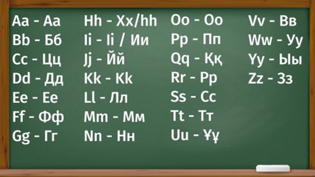 Лотин ёзуви асосидаги янги қозоқ алифбоси тақдим этилди