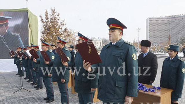 Тошкент шаҳар ИИББ ходимлари қасамёд қабул қилди 