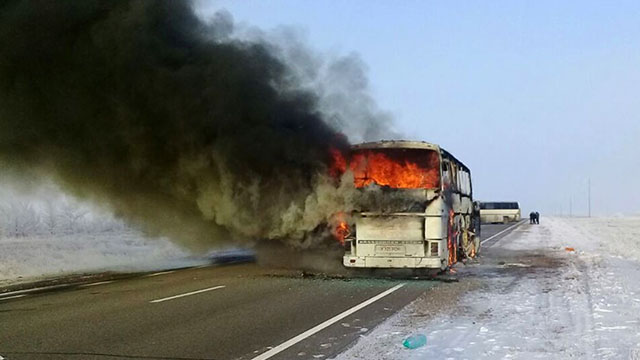 Ақтўбе фожиасига сабабчи бўлган автобус ҳайдовчилари ҳибсга олинди