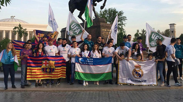 Ўзбекистонлик футбол мухлислари Испанияни забт этишди: энди уларни “Эл класико”да кўрамиз