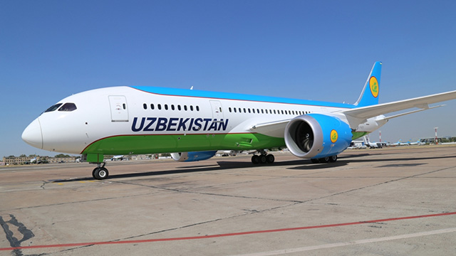 Ўзбекистонга учинчи Boeing 787 Dreamliner олиб келинди