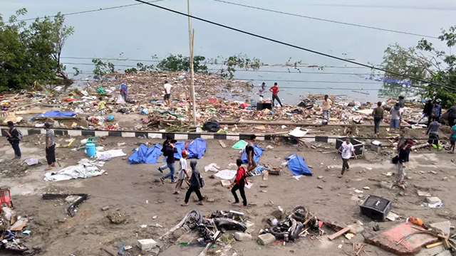 Индонезияда зилзила ва цунами: қурбонлар сони ошмоқда